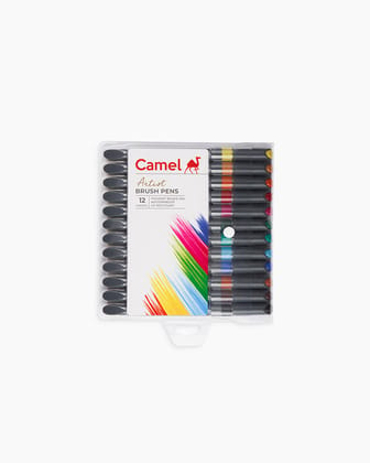 Camel Artists Brush Pens Set Of 12