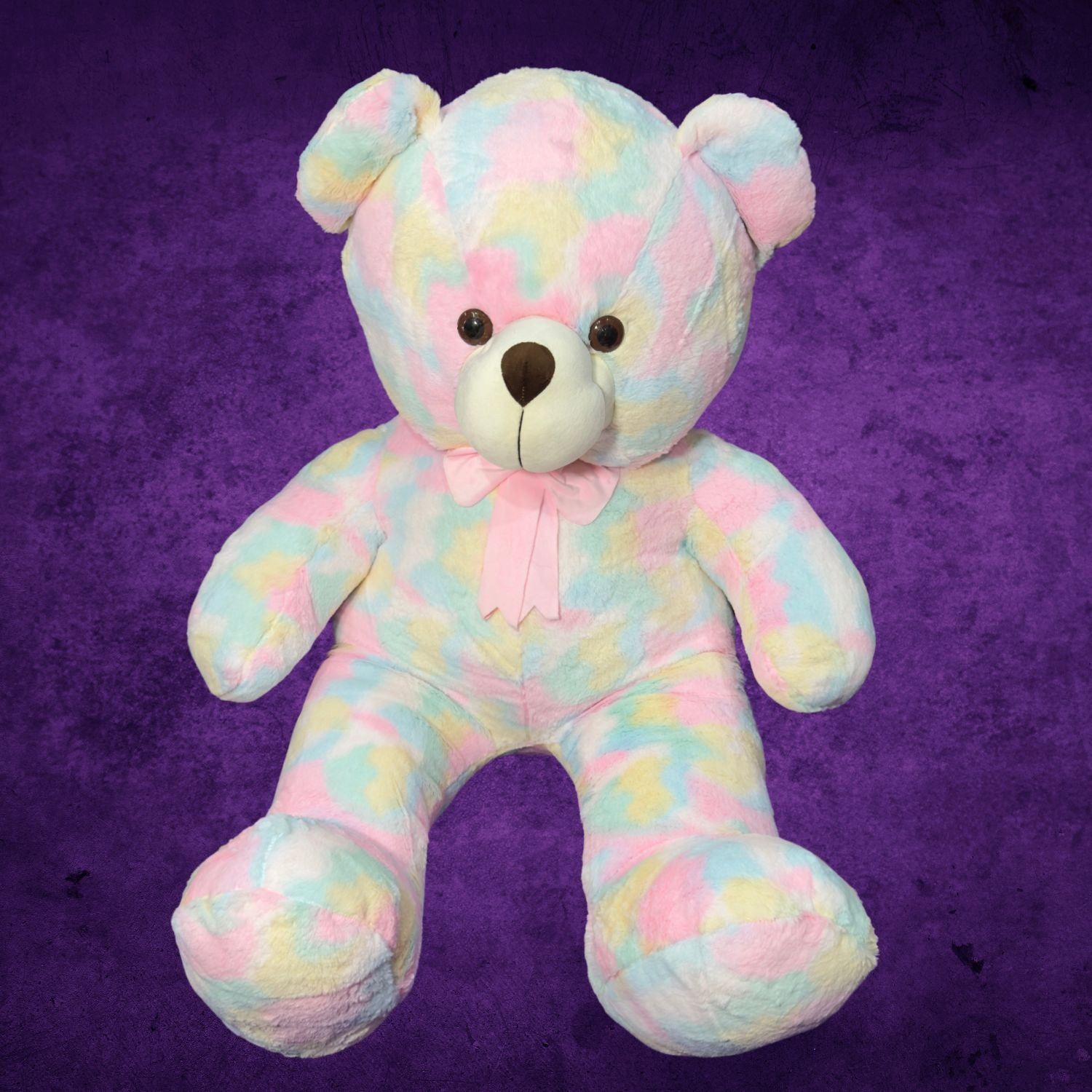 MM Toys Jumbo Plush Teddy Bear 114 cm (Apox 4Ft)– Ultra Soft Plush Fabric, Huggable Cuddle Buddy for Kids, Girls & Couples, Perfect Valentine Gift, Hand Wash Friendly, Fully Washable Stuffing (