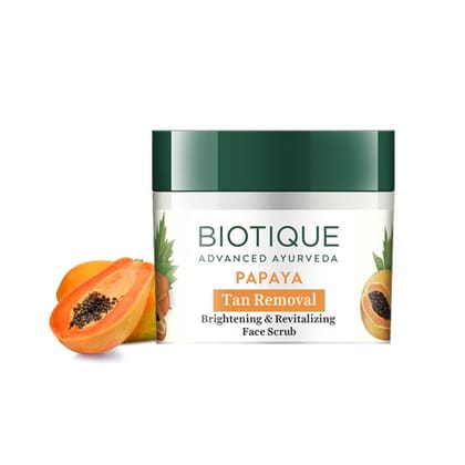 Biotique Bio Papaya Revitalizing Tan Removal Scrub (75gm)-75gm