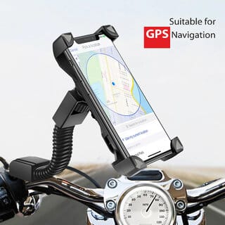 TP TROOPS Universal Car Phone Holder to Mount on Windshield with Strong Suction, Long Arm Cell Phone Holder