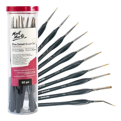 Mont Marte Signature Fine Detail Brush Set