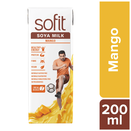 Sofit Milk - Soya, Mango, 200 Ml Carton