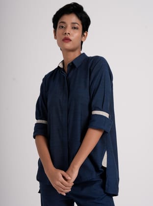 Breeze Shirt -  Imperial Blue-XS