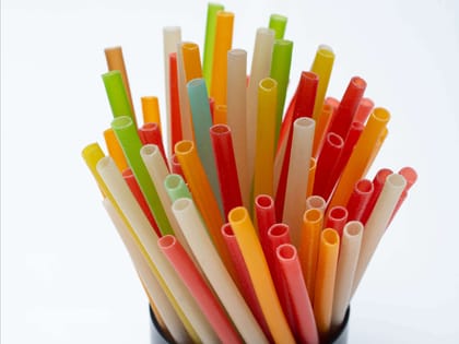 12MM JUMBO RICE EDIBLE DRINKING STRAWS - 50 NOS