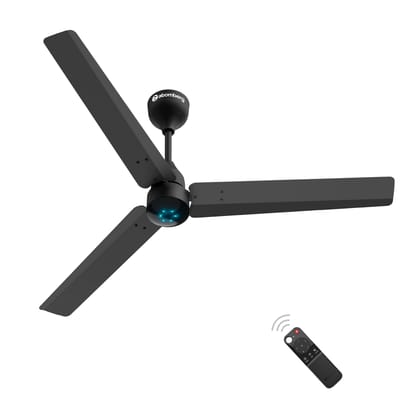 Atomberg Renesa 1200 mm BLDC Motor with Remote 3 Blade Ceiling Fan (Black, Pack of 1)