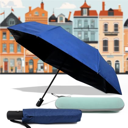 2-Fold Manual Open Umbrella (Umbrella With Case / 1 Set / Mix Color)