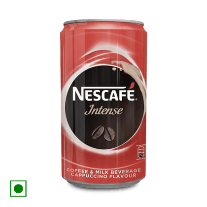 Nescafe Intense Ready To Drink Coffee & Milk Beverage - Cappuccino Flavour, 180 ml Can