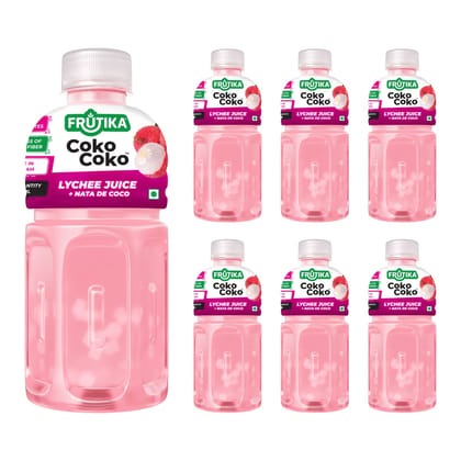 Frutika Coko Coko Lychee Juice with Nata De Coco 320ml