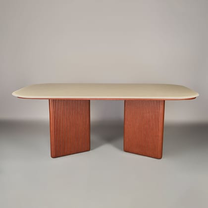 Linea Dining Table Cognac-COGNAC