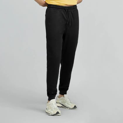 Hype Cotton Rich Joggers Pitch Black M