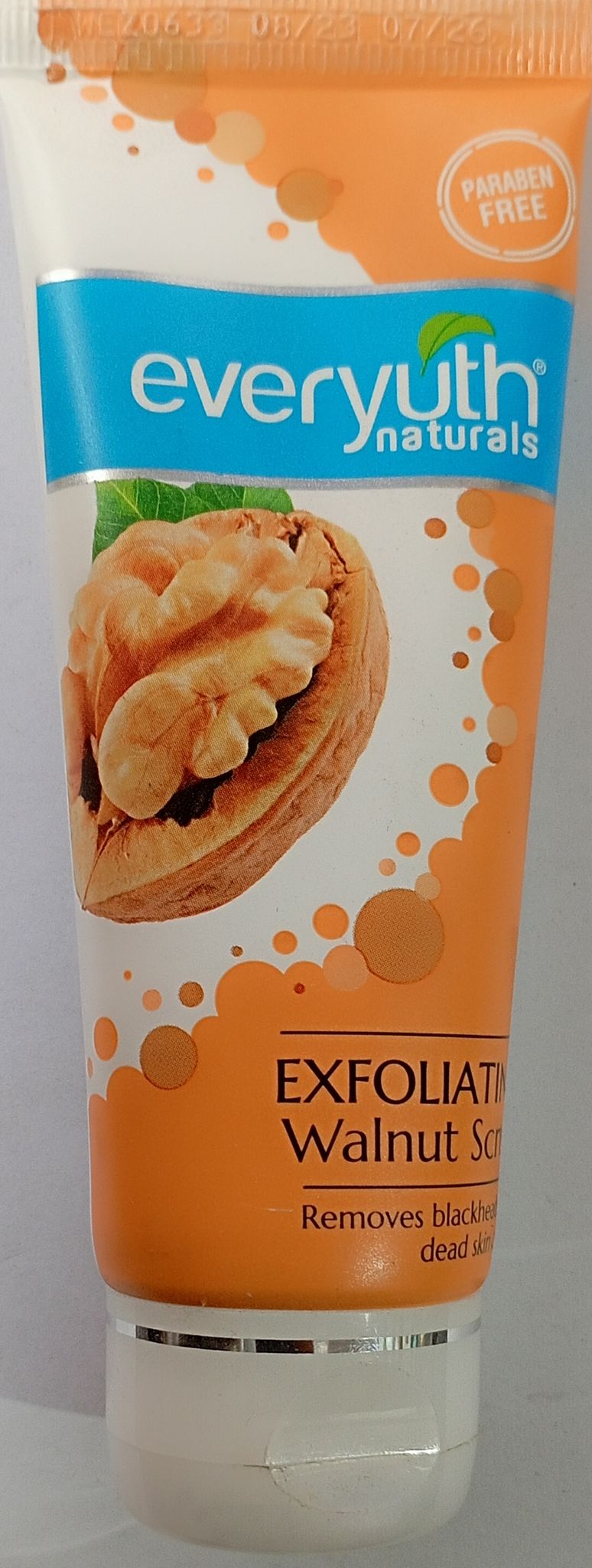 Everyuth naturals exfoliating walnut scrub 25 g