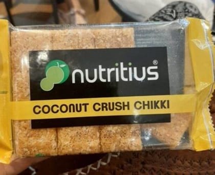 Nutritius coconut crash chikki