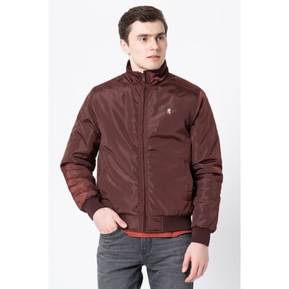 RedTape Men's Dark Brown Solid Jacket