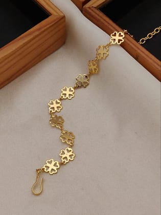 Women's Gold Plated Bracelets-Free Size