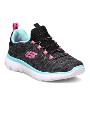 Skechers 113081 Kids Sports Shoe-1 / BKLB