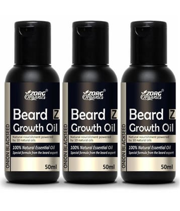 Zorg Organics Promotes Beard Growth Beard Oil ( Pack of 3 )