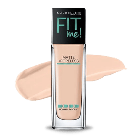 Maybelline New York Fit Me Matte +Poreless Liquid Foundation With Pump-115 Ivory, 30 ml Bottle