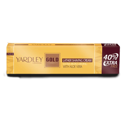 Yardley Gold Lather Shaving Cream With Aloe Vera, 70 gm Tube