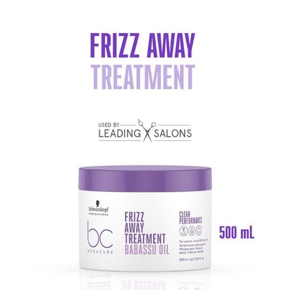 Schwarzkopf Professional Bonacure Frizz Away Treatment With Babassu Oil(500ml)