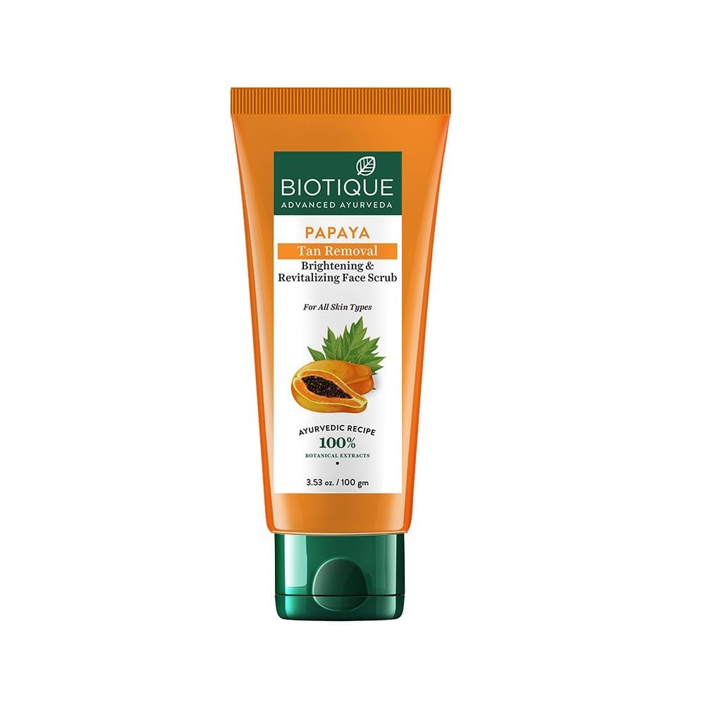 Biotique Bio Papaya Revitalizing Tan removal Scrub (50gm)-50gm