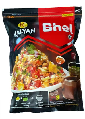 KGU Kalyan Bhel with Tamarind and Green Chilly Masala - Pack of 1