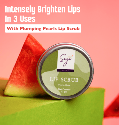 Lip Brightening Scrub with Plumping Pearls - What-A-Melon-90-Day Pack