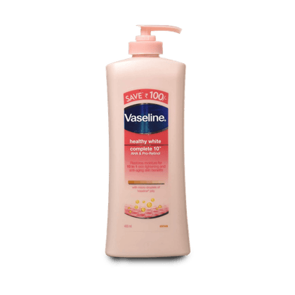 Vaseline Healthy White Complete Body Lotion, 400 ml Bottle