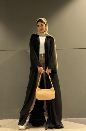 Classic Black Abaya-Small