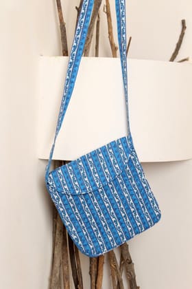 Sapphire Blue Crossbody Bag