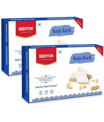 Indiyum Kaju Barfi 200 gm Pack of 2