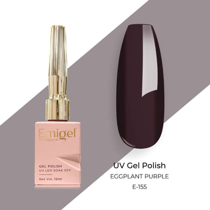 Emigel - UV Gel Polish - EGGPLANT PURPLE - E155