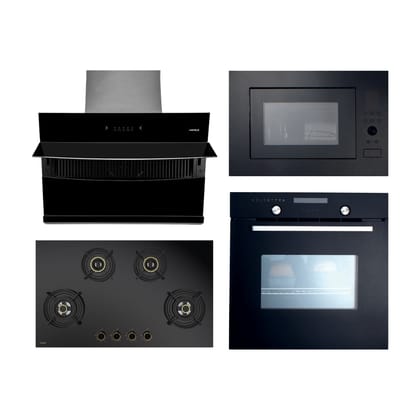 Hafele Chimney + Hob + Oven + Microwave Combo HACHOM-98