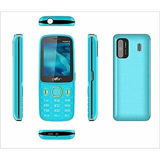 Pear Power (Single Sim, 3000mAh Battery, 2.4 Inch, Display, LIGHT BLUE)