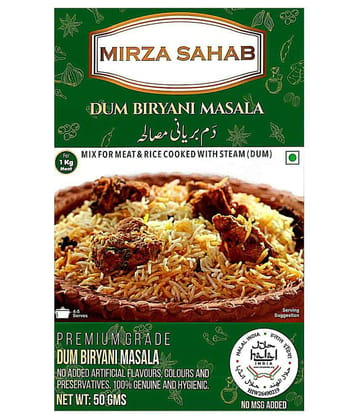 Mirza Sahab Dum Biryani Masala Instant Mix 50 gm Pack of 4