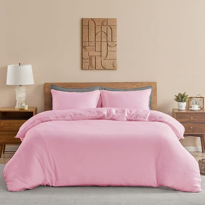 Fort Mellow - Duvet Cover-Pink / 80" x 90" / 2 Pillow Cover