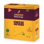 Cornitos Nacho Crisps - Cheese & Herbs, 250 G (Pack Of 10)