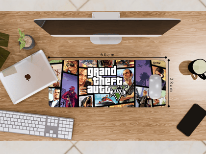 "GTA5" Gaming Mousepad- Elevate Your Gaming Experience-Medium (28CM x 60CM)