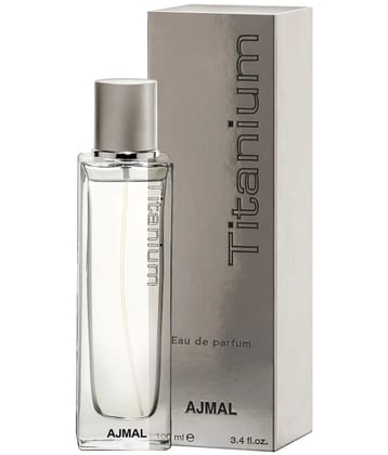 Ajmal Titanium EDP 100ML Fresh Fragrance Long Lasting Perfume Gift For Men Made In Dubai Pack of 1