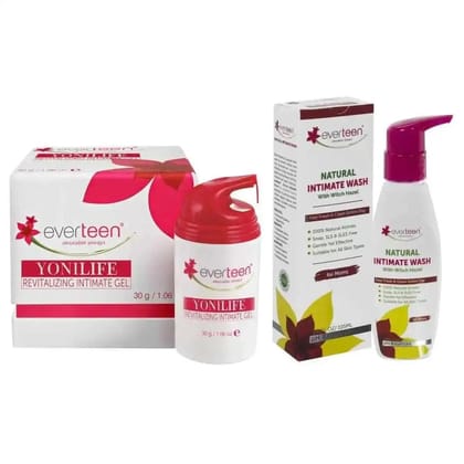 everteen Combo - Yonilife Revitalizing Gel 30g and Witch Hazel Intimate Wash For Moms 105ml