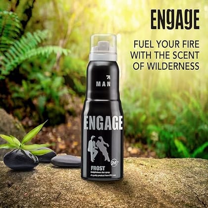 Engage Frost Deodorant For Men, Citrus And Spicy, Skin Friendly, 150 Ml