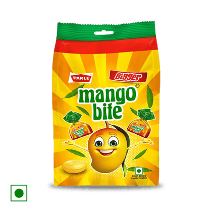 Parle Bigger Mango Bite Candy, 214.5 gm Pouch