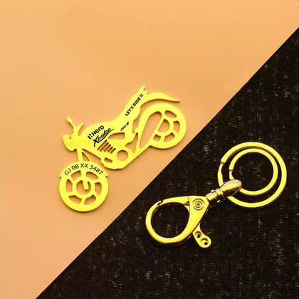 Hero Xpluse 200T Keychain-Gold