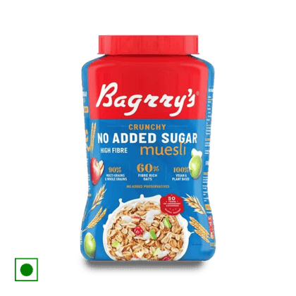 Bagrry's Sugar Free Crunchy Muesli, 1 kg Jar