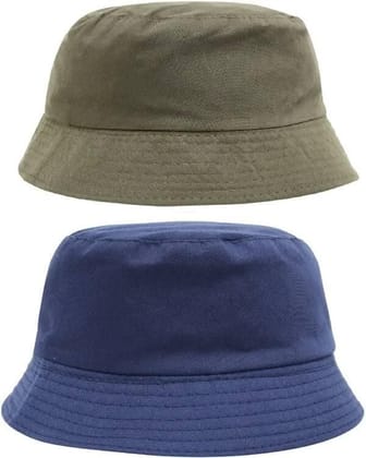 Cap Hat (Green, Blue, Pack of 2)