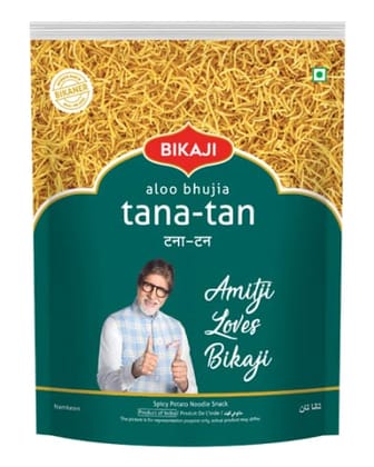 Bikaji Tana Tan Aloo Bhujiya Namkeen (pack of 1 pcs ) 400gM