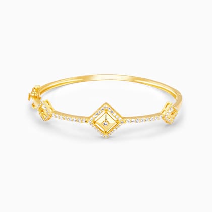 Golden Square Prism Signature Bracelet