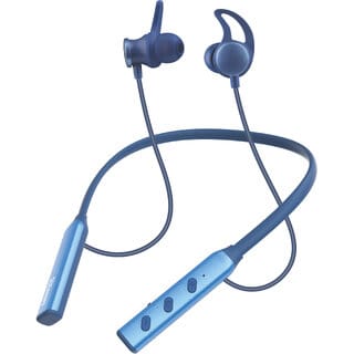 TP TROOPS Wireless Bluetooth Magnetic Earbuds Neckband with ENC Mic, 32H Playtime,Fast Charging TP-7197 Blue