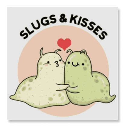 Sluggy Hugs and Kisses - Hug Day-Without Frame
