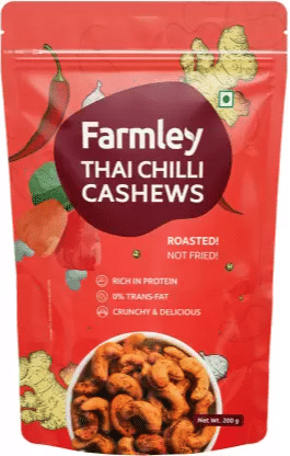 Farmley Roasted and Flavored Thai Chilli Cashews