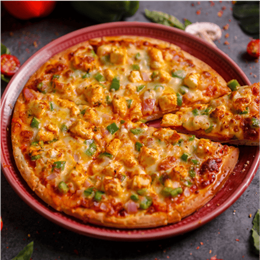 Teekha Paneer Tikka Pizza (Thincrust 10 inch)